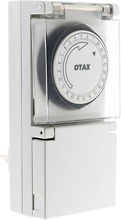 Programmateur Exterieur Schuko Ip44 48 Programmes Amazon Fr Luminaires Et Eclairage