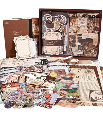 American Crafts Stickerbuch – 1230 Aufkleber, 30 Seiten, Für Planer, Scrapbooking & Bullet Journal