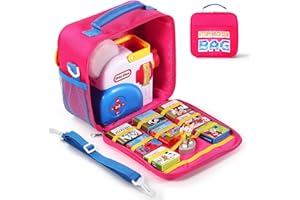 EUGOOCX Aufbewahrungskoffer für Little Tikes Story Dream Machine Bücher Starter Set, Spielzeug Aufbewahrungshalter Reisekoffer für viele Geschichtensammlung, Storytime/Little Golden Book Zubehör