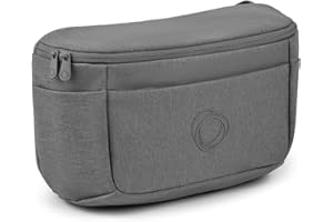 Bugaboo Bolso Organizador de carrito con múltiples bolsillos de fácil acceso, accesorio imprescindible para todos los artículos esenciales de tu bebé en Moon Grey