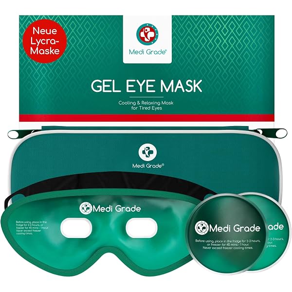 2 Stück Wiederverwendbare Kühl-/Wärmemasken Für Gesicht & Augen – Aus Silikon-Gel | Für Hautpflege & Entspannung