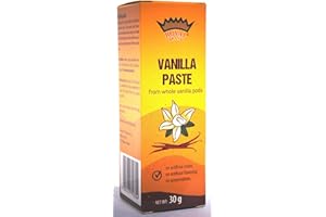 ROYAL BRAND Pasta de vainilla 30G - sin alcohol - hecha de frijoles de vainilla frescos, producto artesanal