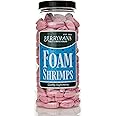 Original Foam Shrimps Retro Gummy Sweets Gift Jar by Berrymans Sweet Shop - Classic Sweets, Traditional Taste.