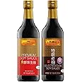 Lee Kum Kee Premium Soy Sauce Bundle (Light and Dark) - Pack of 2