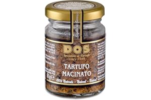 Tartufo Macinato 80g | Produzione Artigianale | Senza Conservanti e Coloranti | Condimento per Pasta, Bruschette, Carne e Verdure, D.O.S. Specialità al Tartufo since 1940