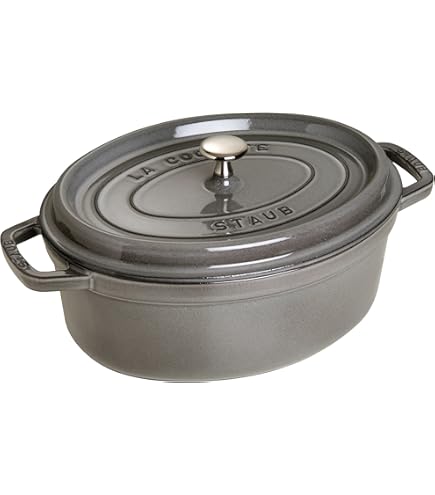STAUB Cocotte en Fonte Émaillée avec Couvercle, Tous feux dont