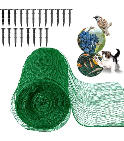 Trellisnet voor komkommers, 2 x 2,5 m plantennet, beschermt groenteplanten en fruitbomen, komkommernet voor buiten en binnen kasklimplanten