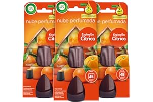 Air Wick Essential Mist - Pack de 3 Recambios de ambientador difusor, esencia para casa con aroma a Explosión Cítrica