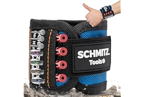‎SCHMITZ.TOOLS SCHMITZ.Tools Geschenke für Männer - Magnetarmband Handwerker Gadget mit 15 starken Magneten - Männergeschenke für Papa Geschenk Mann - Geburtstagsgeschenk für Männer - Gifts for Men