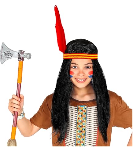 Perruque Médiévale Noire Widmann - Coupe Carrée Bob Pour Costume Carnaval Et Fêtes