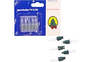 FDL Pack of 5, Clear 'Push in' Bulbs. 7v 0.7W, 140 Chaser.