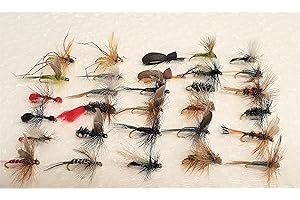 JACKAL OUTDOORS LTD Jackal Outdoors 30 Pc Mixed Dry Trout Flies