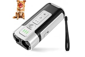 TAOQFUNNY Rechargeable Anti Barking Devices for Dogs, Upgraded Ultrasonic Dog Repeller Barking Deterrent Devices, Adjustable Dog Barking Control Devices with LED Light Indoor Outdoor for Small Medium Large dog