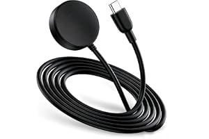 USB C Samsung Watch Charger Fast Charging for Samsung Galaxy Watch 8/8 Classic/7/6 Classic/6/5 Pro/5/4/4 Classic/3/Active 2/Active 1, Magnetic Wireless Galaxy Charger Pad with 3FT Type C Cable Cord