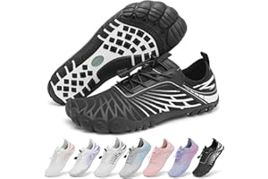 SAGUARO Barefoot Zapatillas Mujer Zapatos Minimalistas Ligeras con Puntera Ancha, 35-43 EU