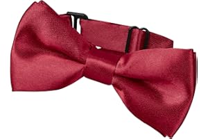 BomGuard papillon bambino – lucido, già annodato, regolabile – accessorio elegante per matrimonio, comunione e festa