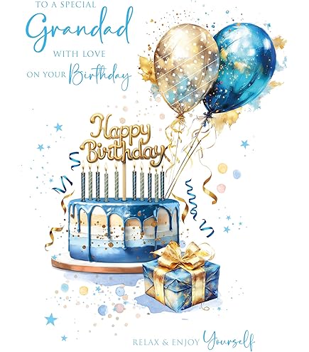 Amazing Grandad Birthday Card - Piccadilly - CardSpark