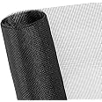 HBSTUDIO Window Screen Mesh, 120cm x 250 cmFiberglass Window Screen, Screen Door Mesh, Windows Screens and Screen Door Replacement, Patio Screen Mesh(Black)