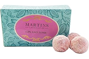 MARTIN’S CHOCOLATIER Martin's Chocolatier Chocolate Ballotin 200g | Truffles | Handmade Chocolate Gift Box (Gin & Tonic)