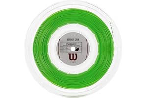 WILSON Revolve Spin 200M Grün Tennis Bobine Cordage 200M Monofilament Vert 1,30