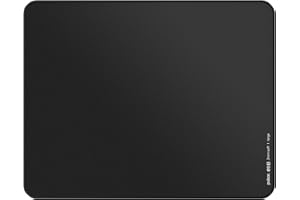 PULSAR GAMING GEARS Pulsar ES1 Esports Tapis de souris de jeu de niveau professionnel 3 mm d'épaisseur, base antidérapante, vitesse de glissement moyenne à élevée 41.9x33 cm (taille L, noir)