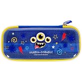 Legami - Wonderwow Pencil Case, Monster Theme, 2 Compartments and Inner Pencil Holder, Interior Compartment with Mesh Fabric,