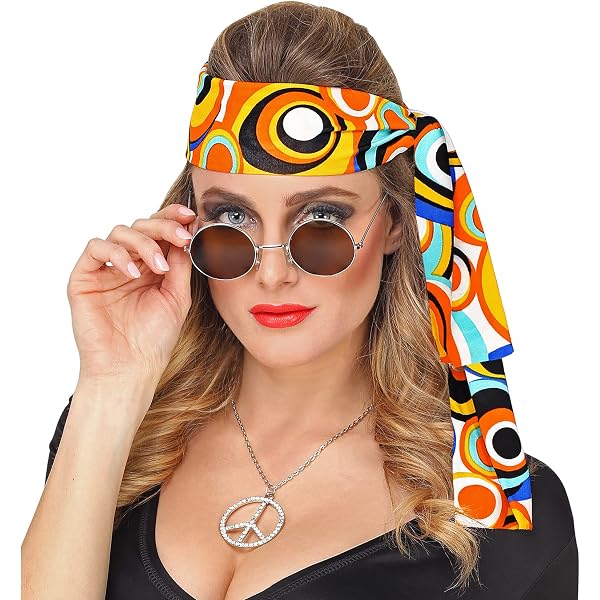4 Paia Di Orecchini Pendenti Fiore Bohémien PHOGARY – Stile Anni '60 E '70 In Acrilico E Resina – Accessori Hippie Per Ragazze