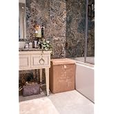 Pazar Kapısı Ke&ccedil;e &Ccedil;ok Ama&ccedil;lı Kapaklı D&uuml;zenleyici Kutu 55 x 41 x 30 Cm (Mega, Bej)