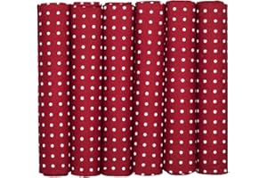 MANDITTIONS Packs of Spotted Cotton Handkerchiefs Navy Blue and Deep Red with White Spots