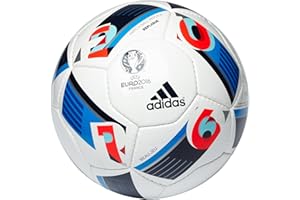 adidas Euro 2016 Ballon Replique Ballon de foot White/Bright Blue/Night Indigo Taille 5