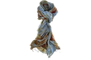 MILLIE & BOO 100% czysty jedwabny szalik szaliki damskie szal chusta ręcznie malowany jedwabny szalik