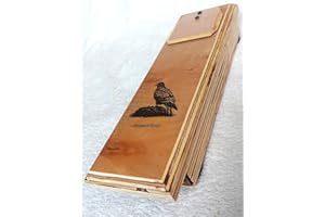 BUZZARDS FIELD Stomp Box Lap Cajon - Bass and Snare- Heel and Toe Operation, Foot Drum, M2.