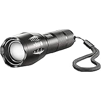 kwb Aluminium Taschen-Lampe mit LED Technik, inkl. 3 AAA Batterien, ANSI FL 1 - Standard, Leuchte mit 5 Leucht-Modi…