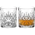 DIAMANTE Chatsworth Whisky Tumblers - Premium Lead Free Crystal - Set of 2