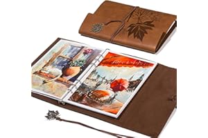 Lightwish Carnet de croquis aquarelle, 100 % coton sans acide, 300 g/m², papier aquarelle presse à chaud pour artistes, adultes, étudiants, 20 feuilles, 23,5 x 16 cm