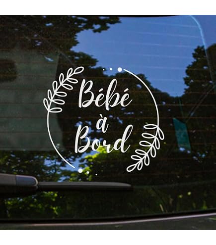 Sticker 'Bébé à Bord' Modèle Koala - Autocollant Voiture Neuf, Fabriqué En France