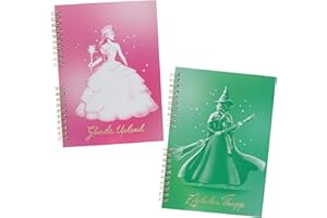 Blueprint Collections Wicked A5 Notebook | Glinda & Elphaba Double sided Notebook | Official Wicked Merchandise | Wicked Movie | Wicked Musical