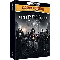 ZACK SNYDER’S JUSTICE LEAGUE COMIC EDITION (4K Ultra HD + Blu-Ray) Contiene: Film 4K UHD + BD Comic Book con cover esclusiva 