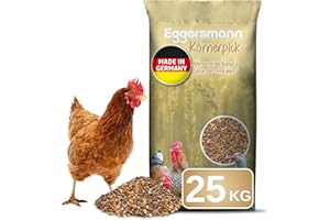 Eggersmann Körnerpick Nourriture Poule 25 kg Graines Poules Basic - Basic Aliments Poules - Graines Poule - Premium mélange de graines pour Poules, oies & Canards