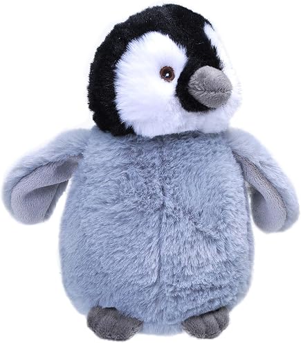 Wild Republic Pocketkins Eco Plüschpinguin – 12 Cm, Aus Recycelten Materialien, Kuschelweich