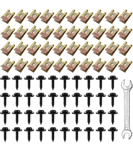 Pièce Détachée Plastique 20 Clips Fixation Moulure Pour Mercedes-Benz W124 C124 A124 S124 - Référence A0069887278 Pièce Auto Mercedes - 12