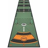WELLPUTT - Golf Training Putting Mat - 3m Green
