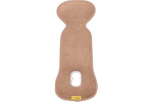 Aeromoov - Baby Sitzauflage Air Layer - Einlage Für Autositz oder Kinderwagen - Gruppe 0 - Antischwitz Sommerbezug - Bio-Baumwolle - Tuscany