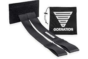 GORNATION® Doble Anclaje de Puerta | Fijación segura para Bandas de Resistencia, Bandas de Fitness, Therabands | Equipo de Entrenamiento en Casa para un efectivo Entrenamiento