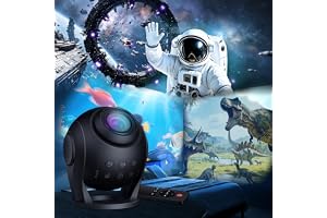 3D-galaxstjärnprojektor, visuell dynamisk havsplanetarium rymdtaknebula Aurora-projektor med 100 3D-scener och exklusiv musik