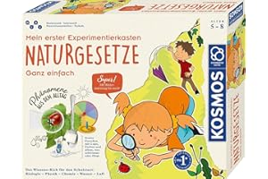 KOSMOS 602284 Mein erster Experimentierkasten Naturgesetze - ganz einfach, Spielerische Experimente für kleine Forscher, Experimentierkasten für Kinder ab 5 Jahre