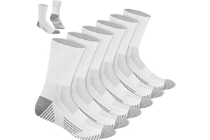 NAVYSPORT Men's Cotton Sports Socks, Pack of 6 Pairs