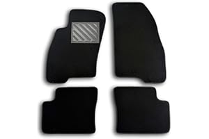 MTC AUTOMOTIVE Tappetini per Fiat Grande Punto 2005-2012 Su misura, antiscivolo, battitacco in gomma rinforzato