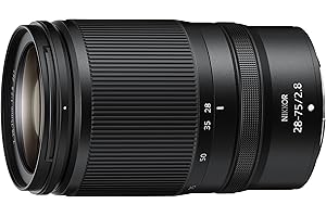 Nikon NIKKOR Z 28-75 F/2.8, Obiettivo Zoom Leggero, Compatto, Effetto Bokeh Artistico, AF Silenzioso, nero [Nital Card: 4 Anni di Garanzia]