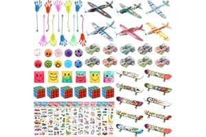Shinybox Giocattoli per Bomboniere, 70 Pezzi Regalini Festa Compleanno Bambini, Gadget Compleanno Bambini Regalini Fine Festa Compleanno Bambini per Carnevale, Halloween, Natale